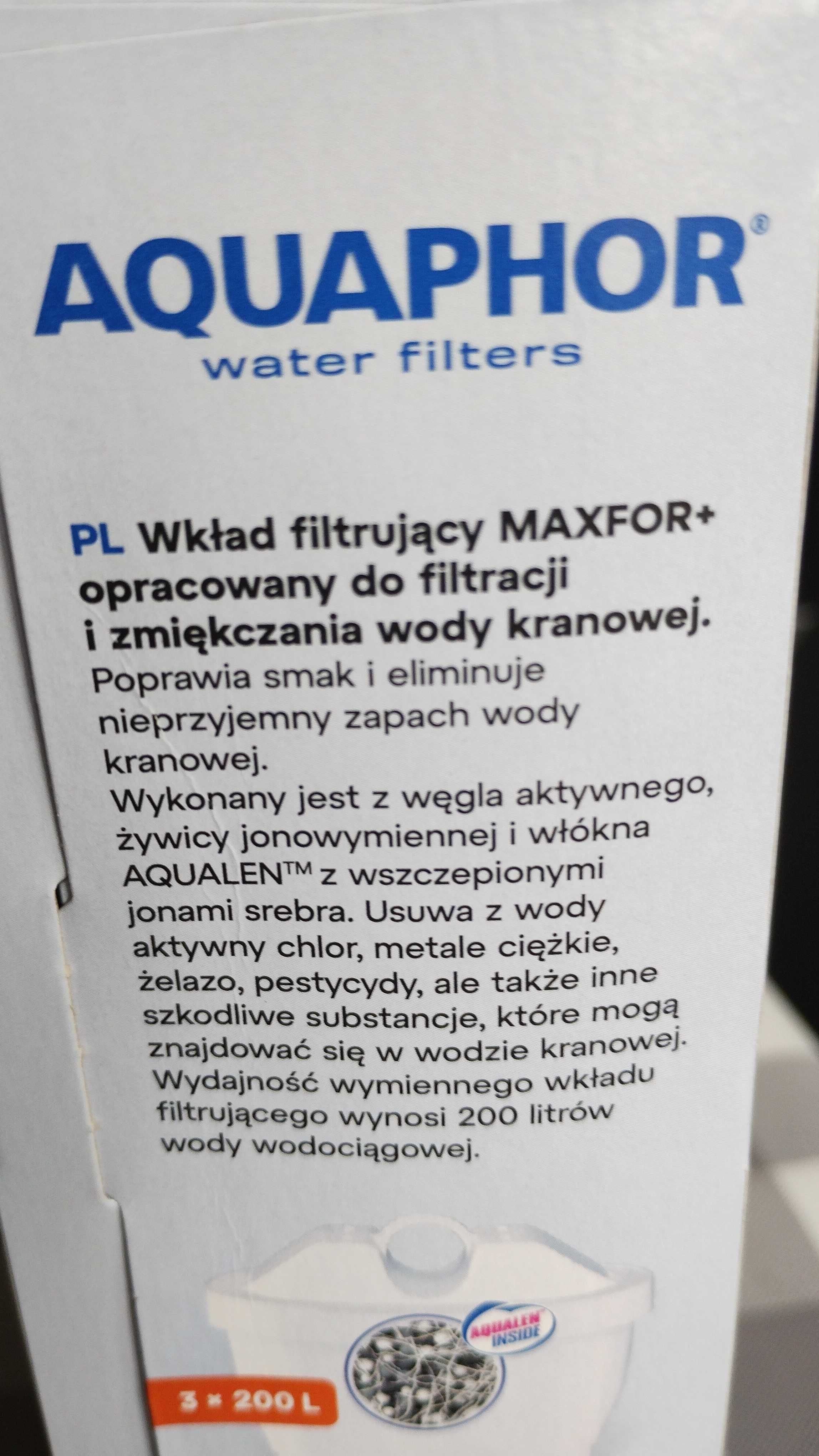 3x Filtr do wody Aquaphor Maxfor+ Brita Maxtra+ Dafi Unimax