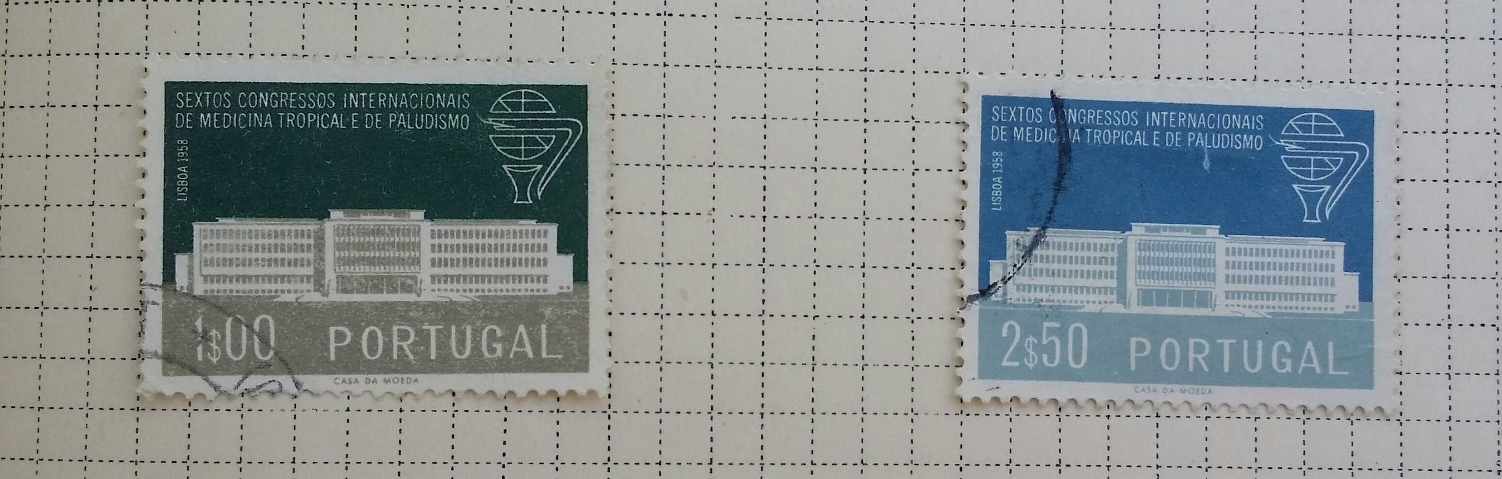 Filatelia selos Portugal ano 1958