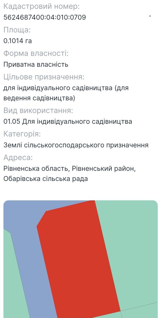 Ділянка масив Макарова 10 соток