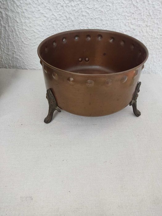 vaso em cobre antigo