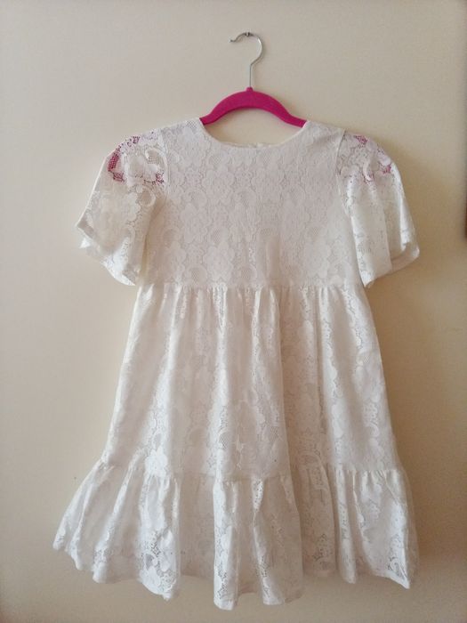 Vestido Branco Renda - Cerimónia
