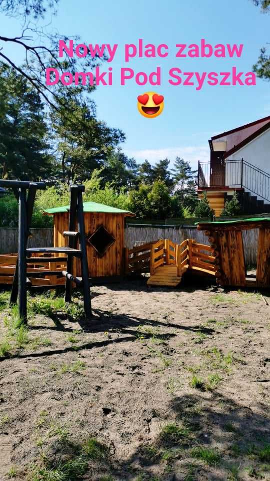 Gorący sezon  2025 w Domkach pod Szyszką Rowy k .ustka 350m od morza