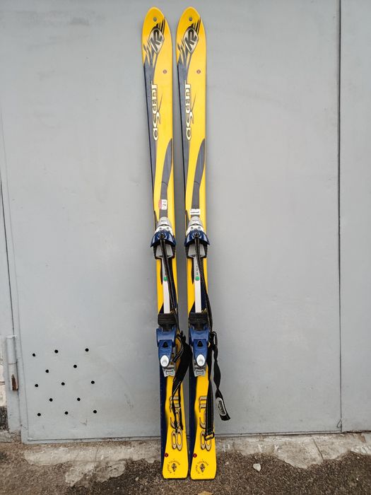 Горные лыжи  К2 с креплением бу