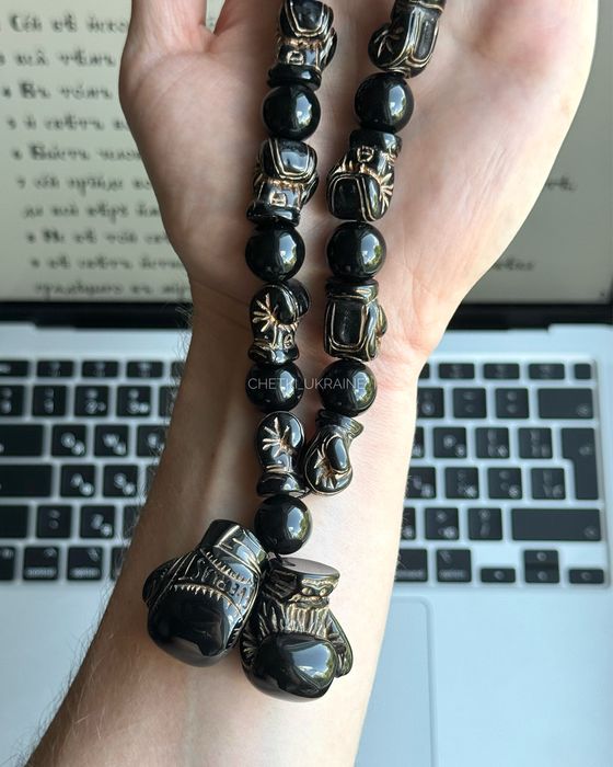 Чотки бокс в машину Четки с боксерскими перчатками эпоксидная смола