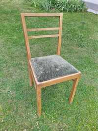 Drewniane krzesło do renowacji prl