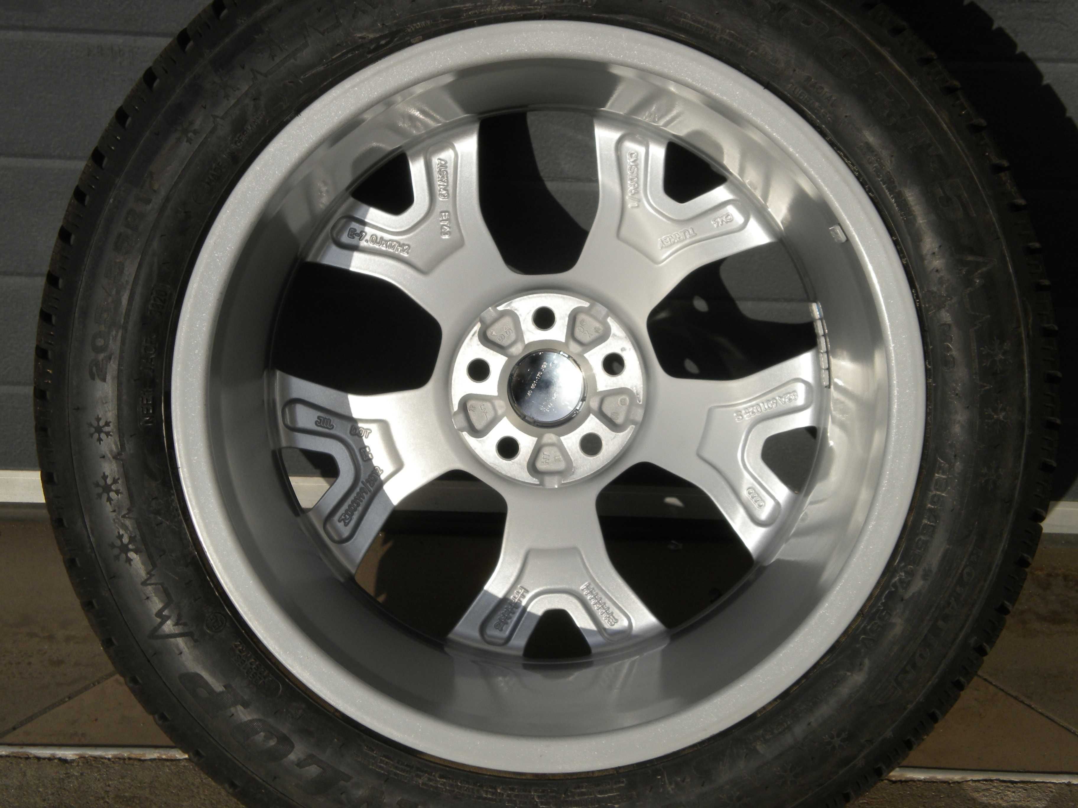 Koła zimowe aluminiowe 17 5x100 Audi A1 Citycarver Skoda Kamiq NOWE