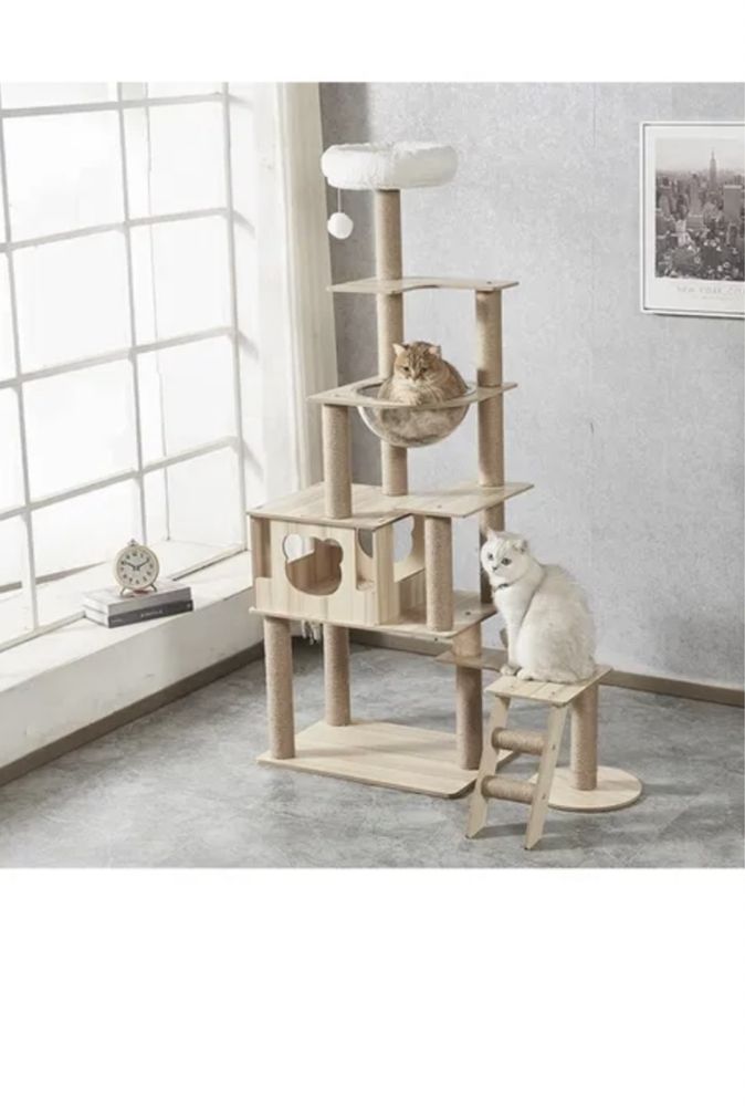 Mekidulu Cat Tree XXL 170 cm Drapak dla kota