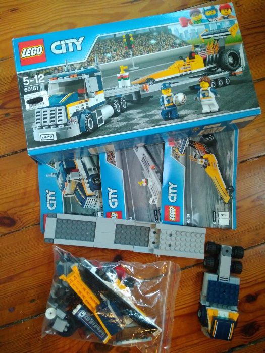 Lego City 60151 Klocki Transporter dragsterów