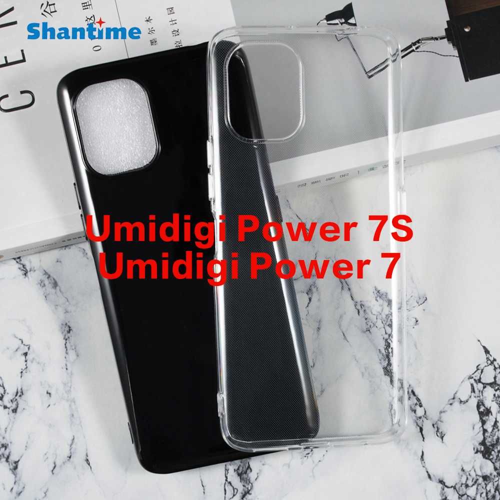 Надежный силиконовый чехол TPU UMIDIGI Power 7S  глянцевые чехлы чохол