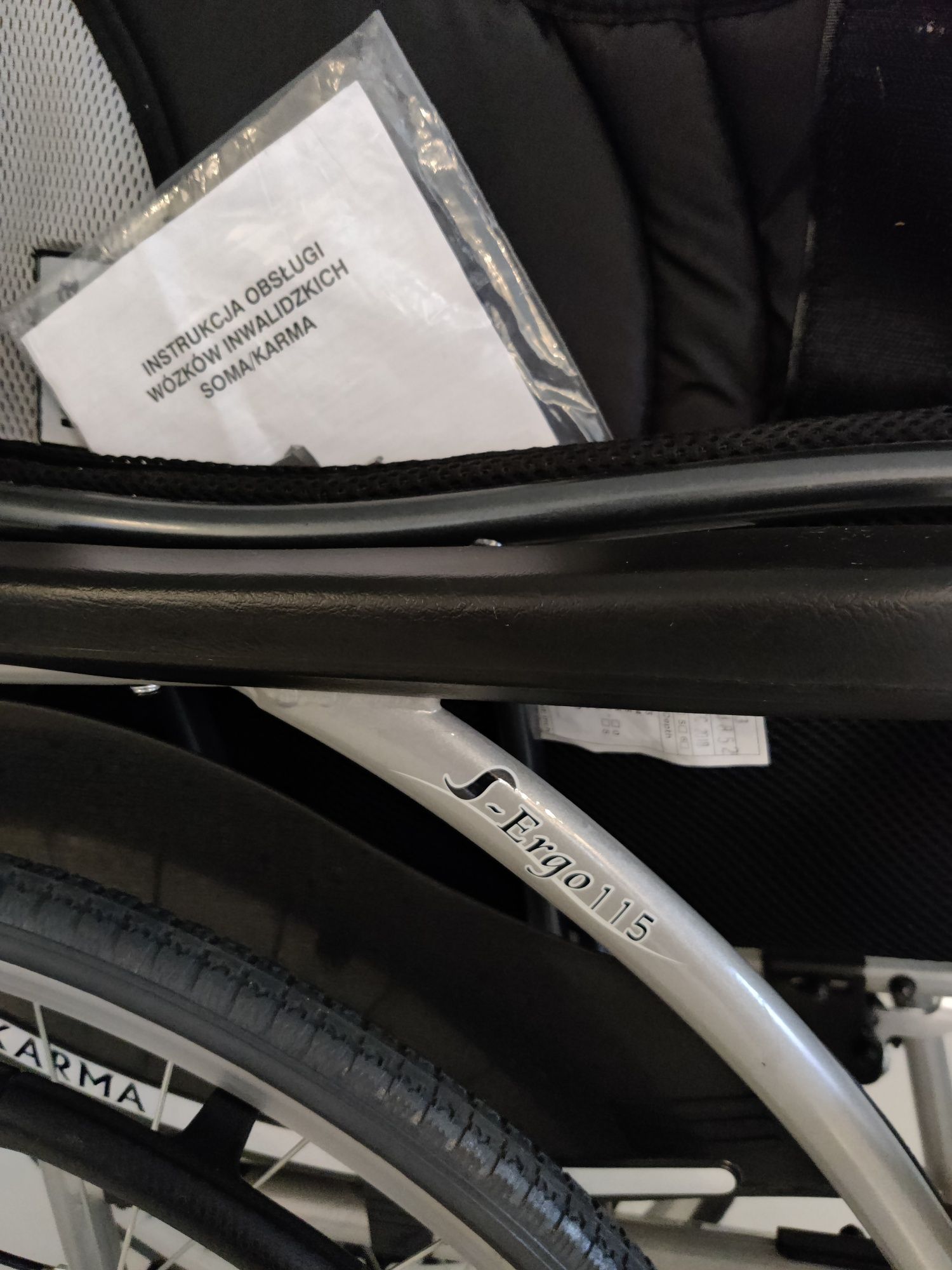 Nowy wózek inwalidzki Karma S-ergo 115