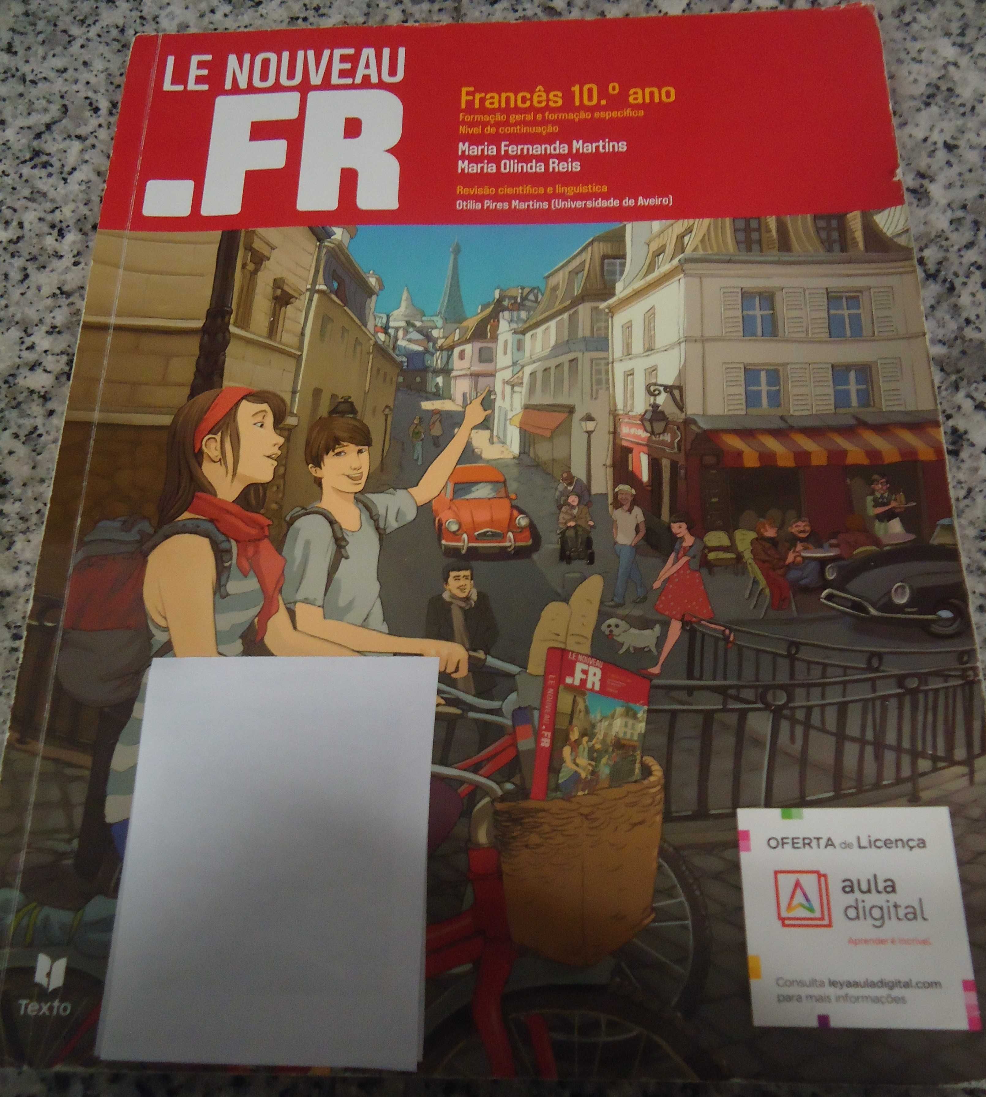 Manual Escolar - Le Nouveau . FR - Francês - 10ºAno - Texto Editora