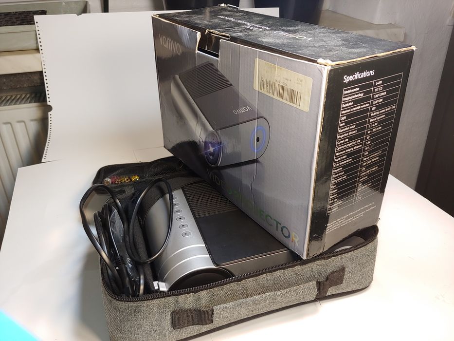 Rzutnik Projektor FULL HD Vamvo L4200 Home Theater Projector FILM