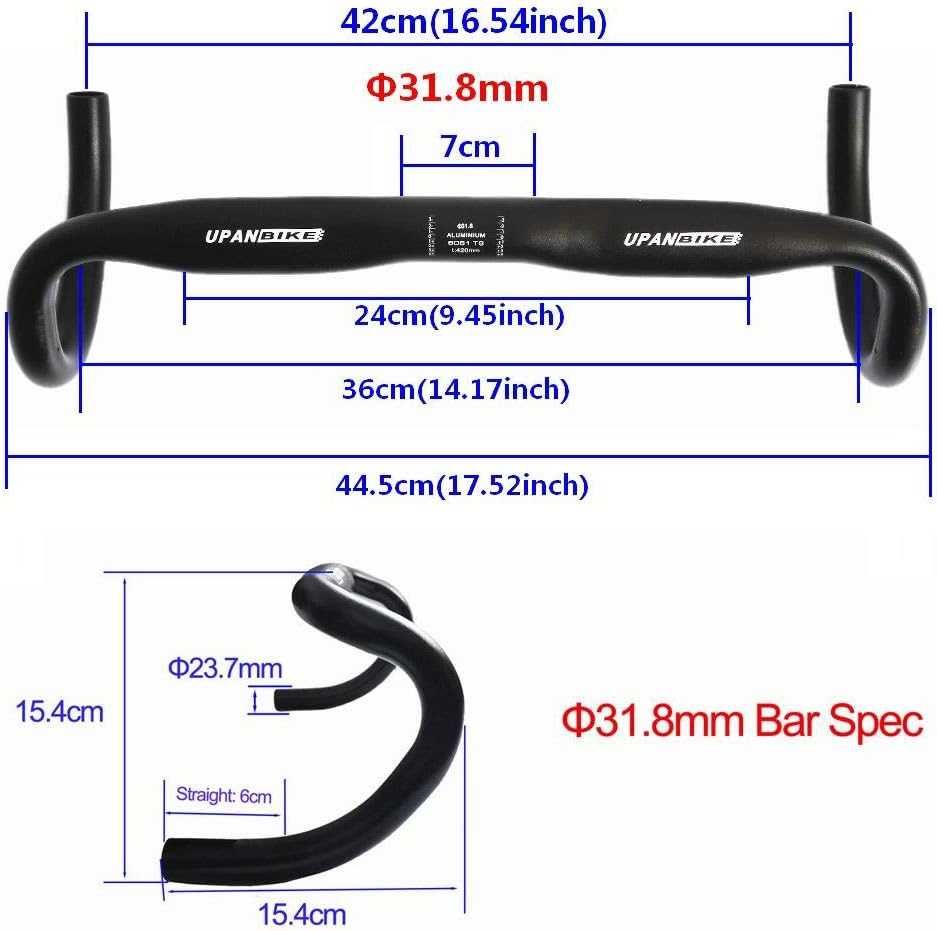 UpanBike kierownica, 31,8 mm