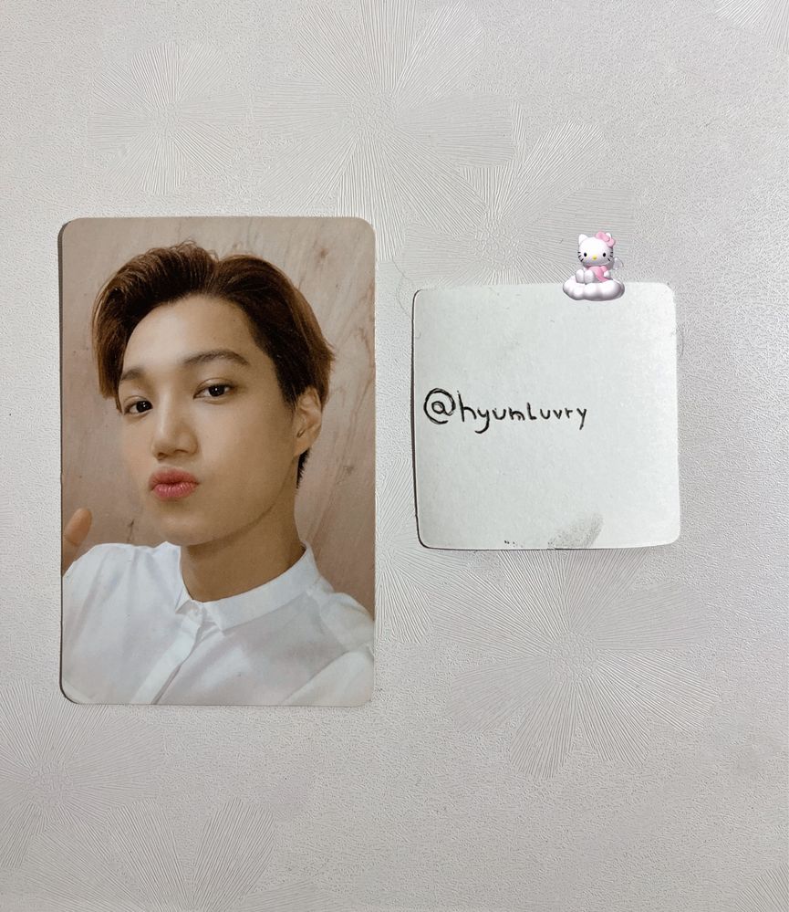 Kai Exo SuperM Photocard