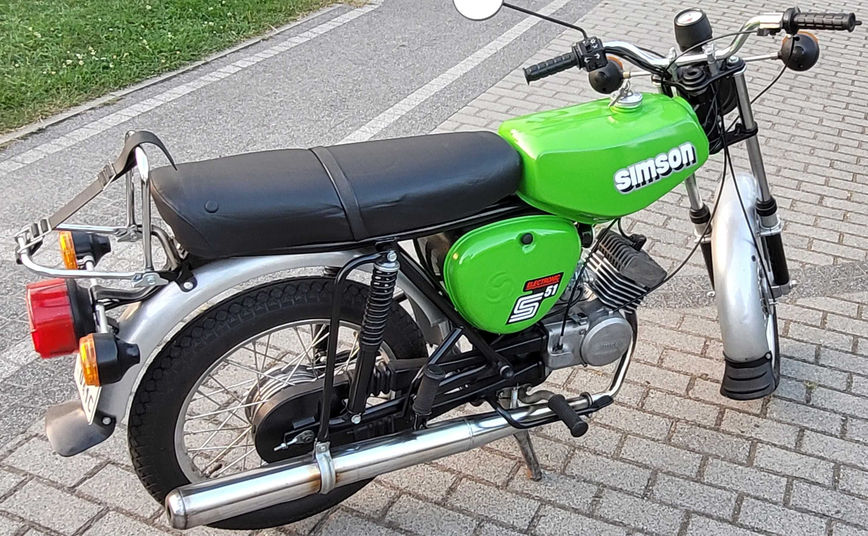 Simson S51 zarejestrowany, ubezpieczony, po przeglądzie, 4bieg. 150km