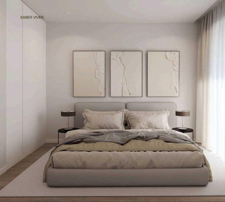 Apartamento T2 Luxo, Condomínio fechado 166m2