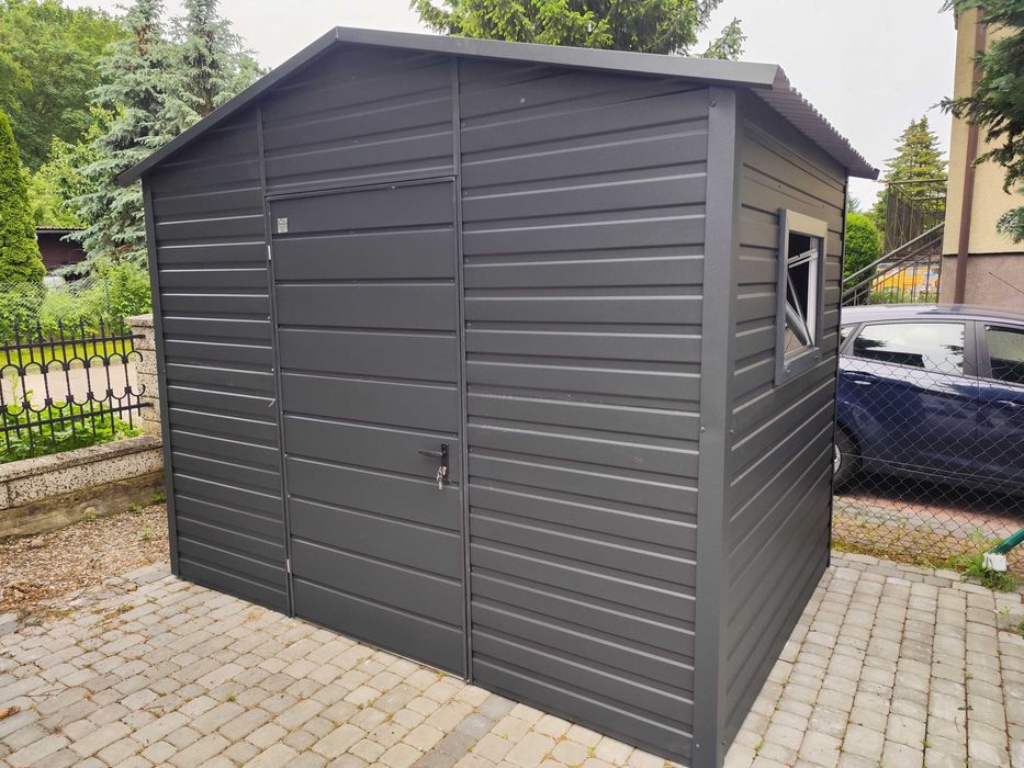 Grafitowy Schowek Domek Ogrodowy OKAZJA