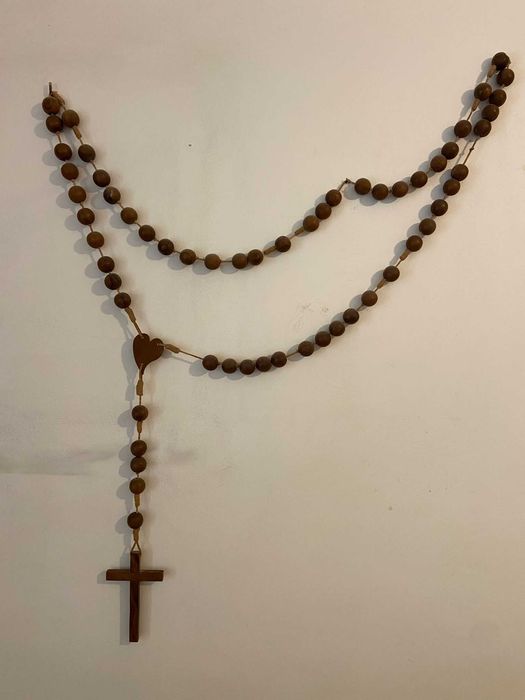 Terço de madeira, grande