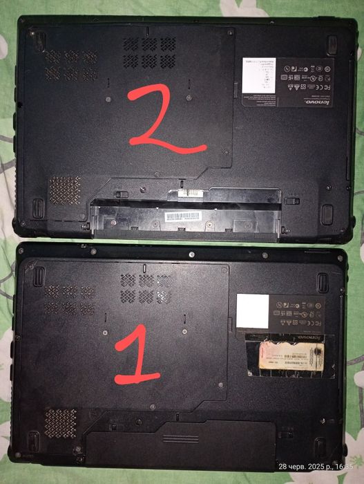 Lenovo g565 два штуки, не робочі на з/ч чи відновлення