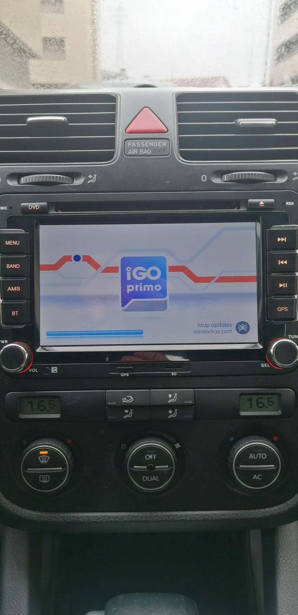 Auto rádio GPS Vw