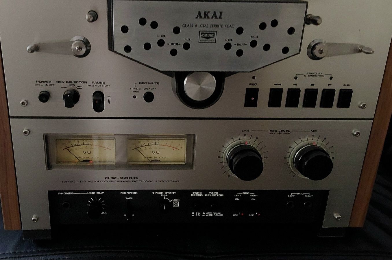Gravador de bobinas Akai GX-266D (vendo-troco)