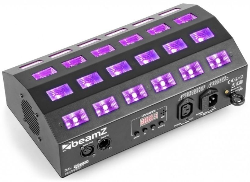 Projector Strobe 24x LEDs 3W UV (Luz Negra) BUV463 - beamZ