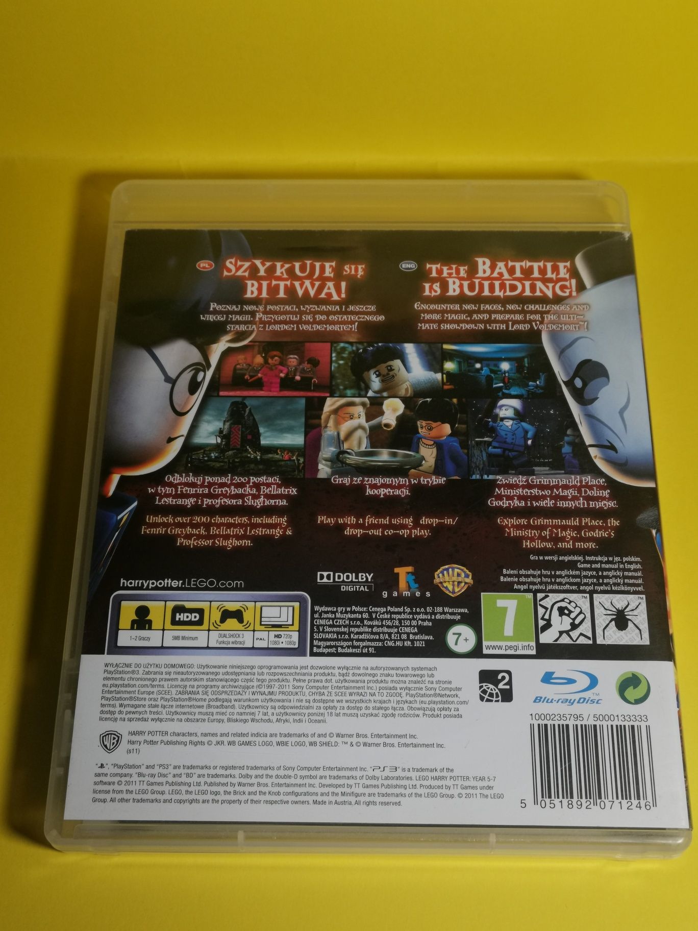 Gra na PS3 LEGO Harry Potter lata 1-4 PL stan bdb+