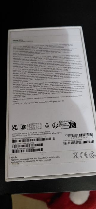 Iphone 15pro Black Titanium