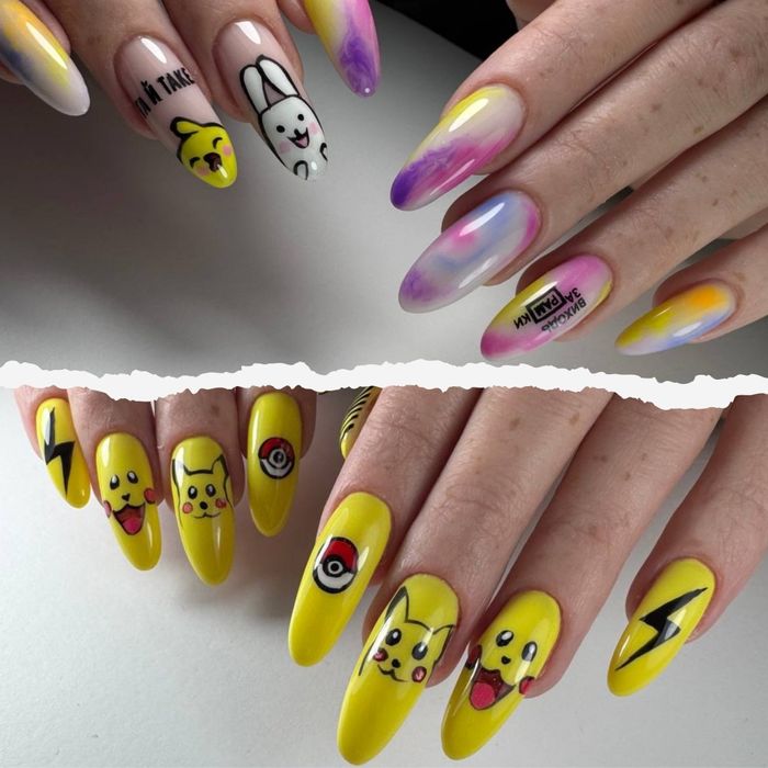 Маникюр наращивание педикюр гель лак  гель лак