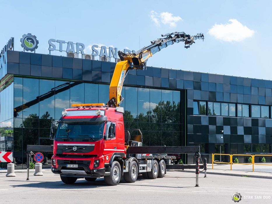Volvo FMX 500 8x2 Effer 585 Fly Jib Wciągarka HDS Żuraw Crane  Volvo FMX 500 8x2 Effer 585 Fly Jib Wciągarka HDS Żuraw Crane