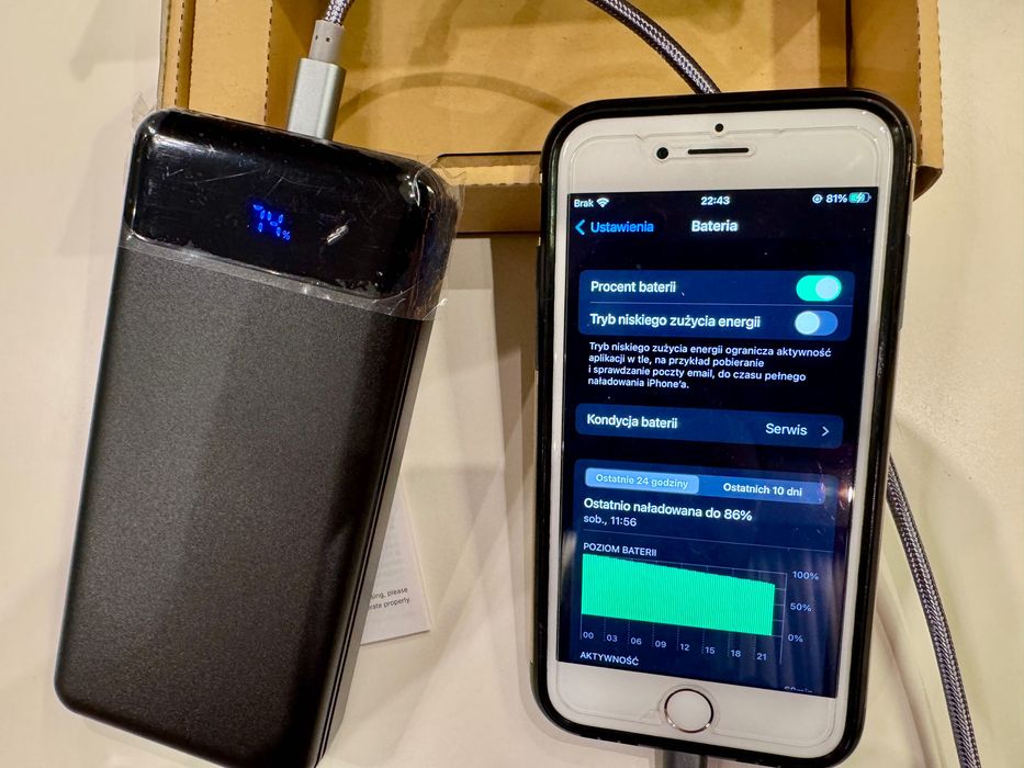 Powerbank P300  mocny i pojemny 27 000mah PD 30W fabrycznie zapakowany