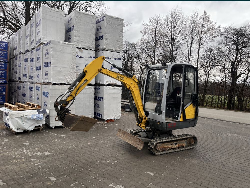 Minikoparka koparka wynajem wypożyczalnia mini koparka Wacker