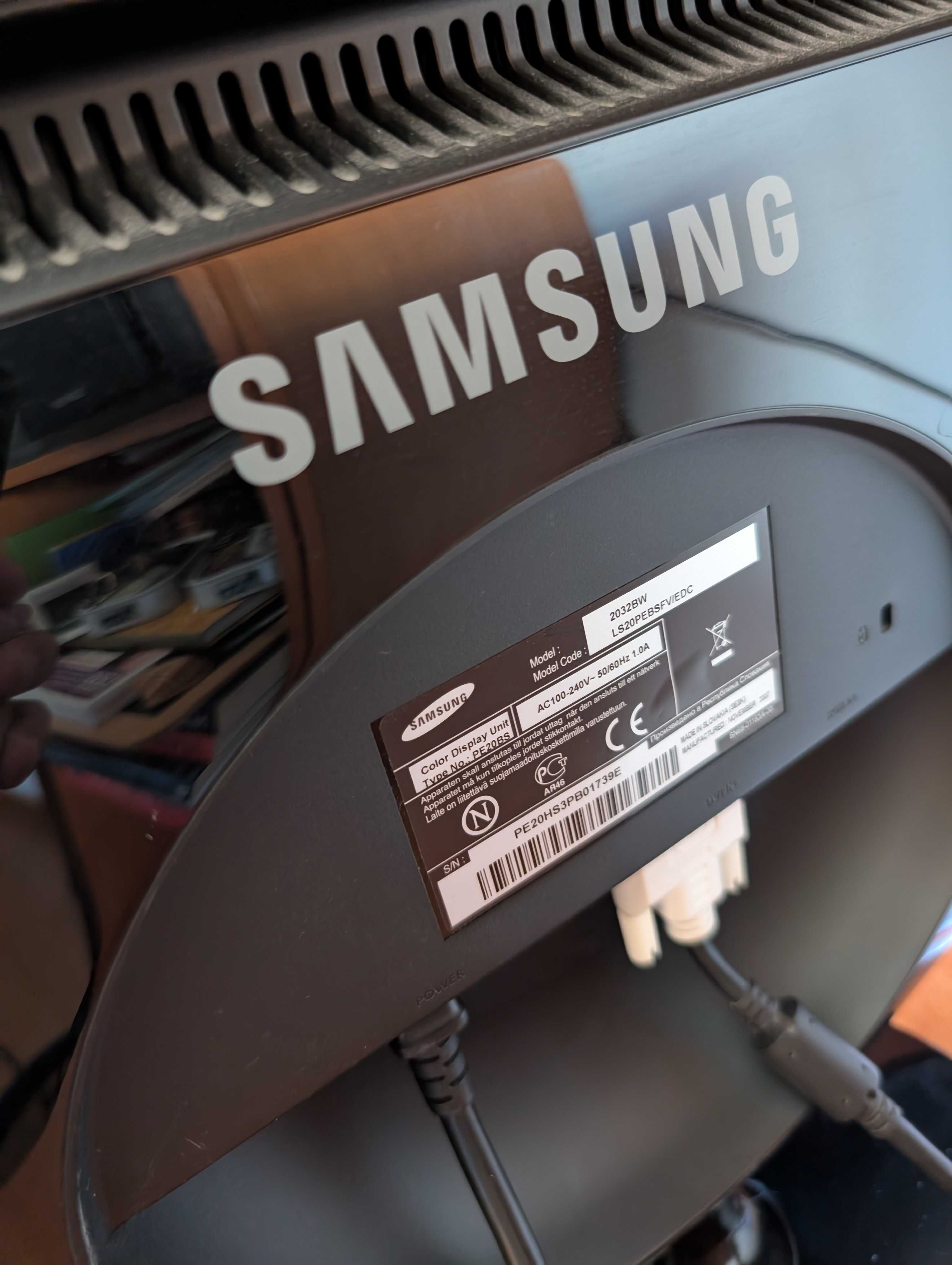 Samsung monitor de ecrã 50,8 cm (20") 1680 x 1050 pixels Preto