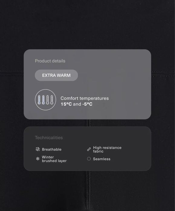 Oysho утеплені легінси з високою посадкою