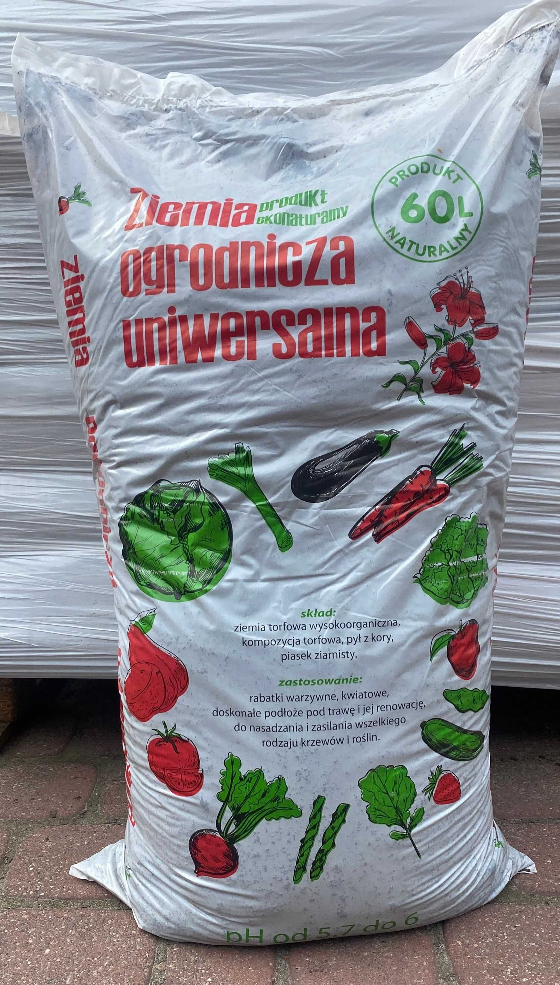 Ziemia do iglaków 60 l kora sosnowa, torf, nawóz naturalny