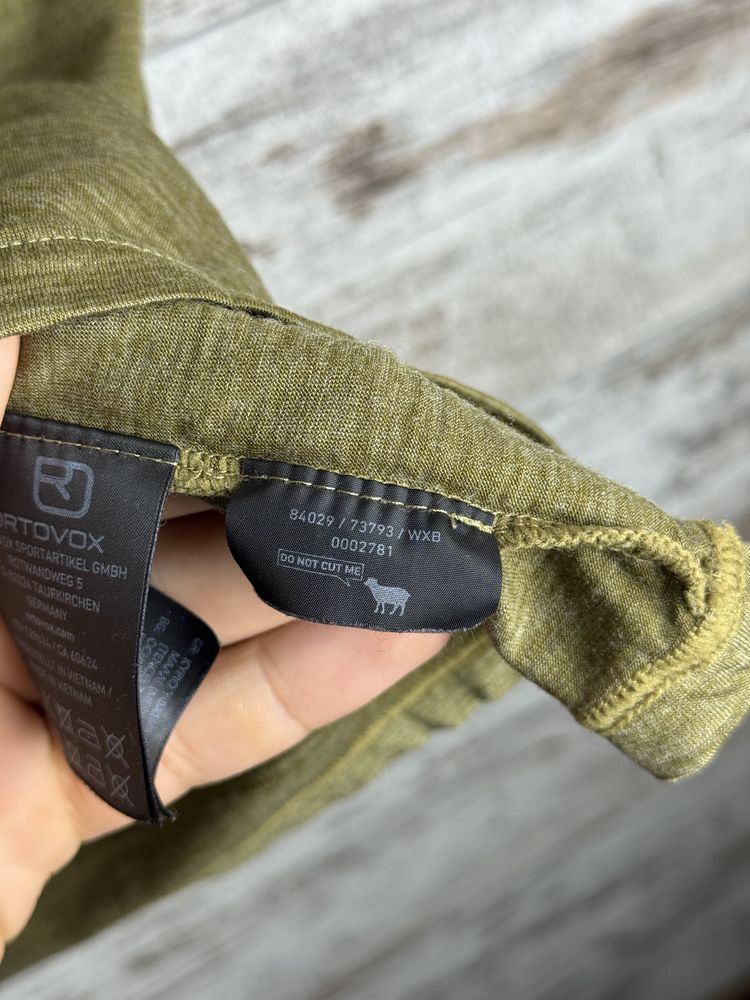 Мужская футболка ortovox merino wool мерино размер М трекинговая