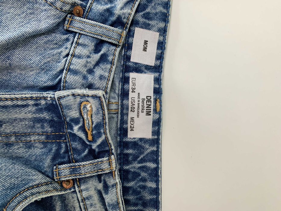 джинси джинсы bershka mom мамсы