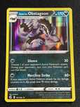Carta Pokémon Galarian Obstagoon 161/264 Fusion Strike