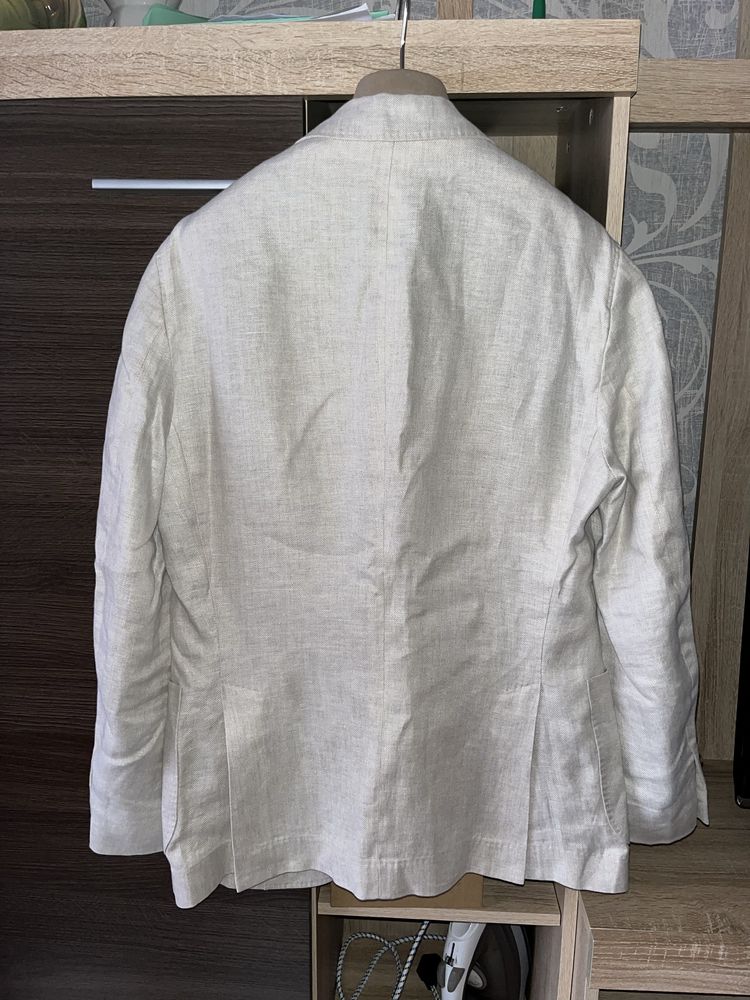 Brunello Cucinelli Blazer піджак чоловічий 100% Linen розмір 46