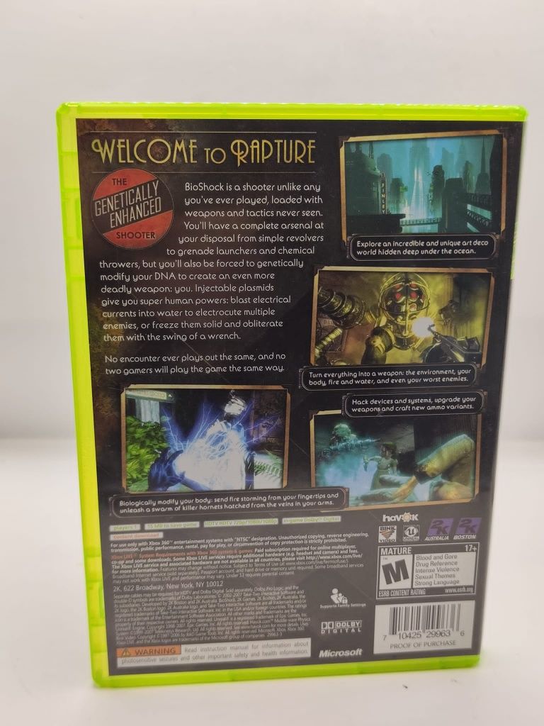 Bioshock Xbox Ntsc