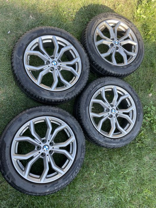 Oryginalne koła zimowe 19 BMW X3 G01 X4 G02 Pirelli 245/50 R19