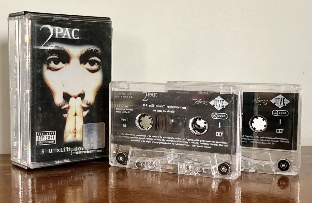 2x kaseta 2PAC R U Still Down? [Remember Me] 1997 hip-hop rap USA