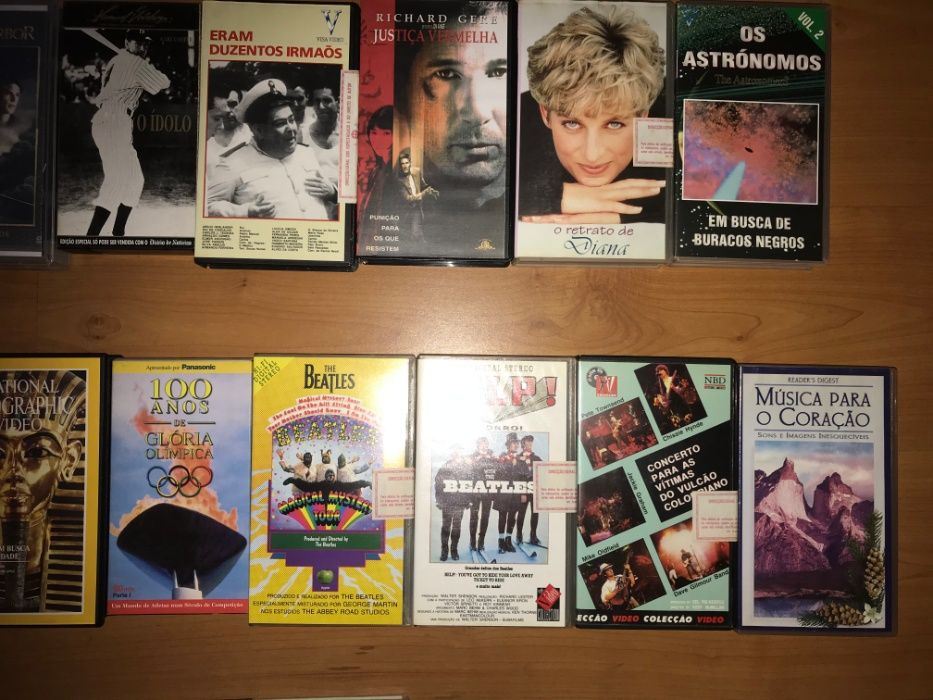 Cassetes VHS (202 Total)