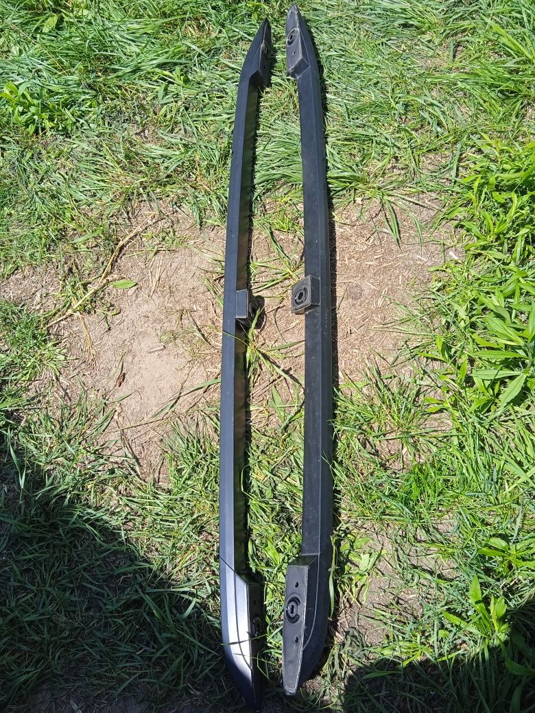 Oryginalne relingi dachowe VW caddy 4 15-20 krótki czarne