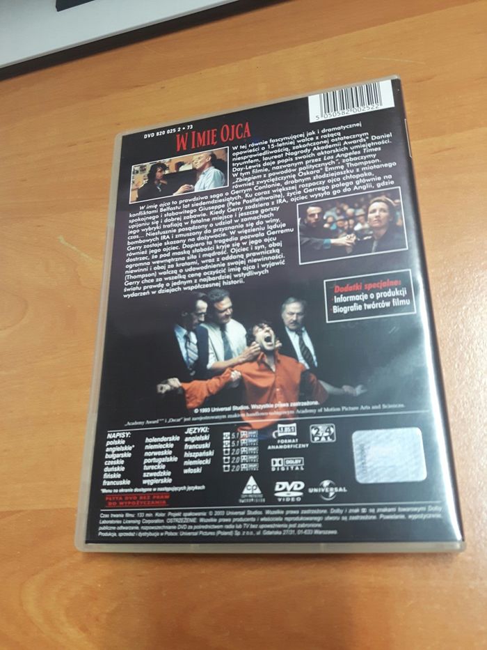 W imię ojca - film dvd