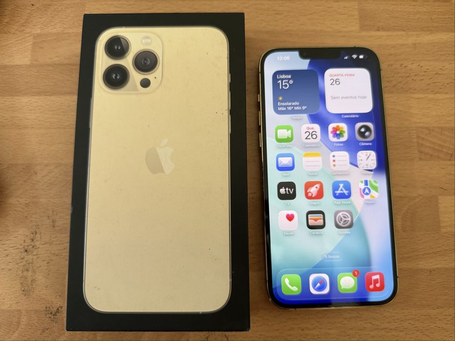 Iphone 13 pro max 128gb desbloqueado caixa(ACEITO RETOMA)