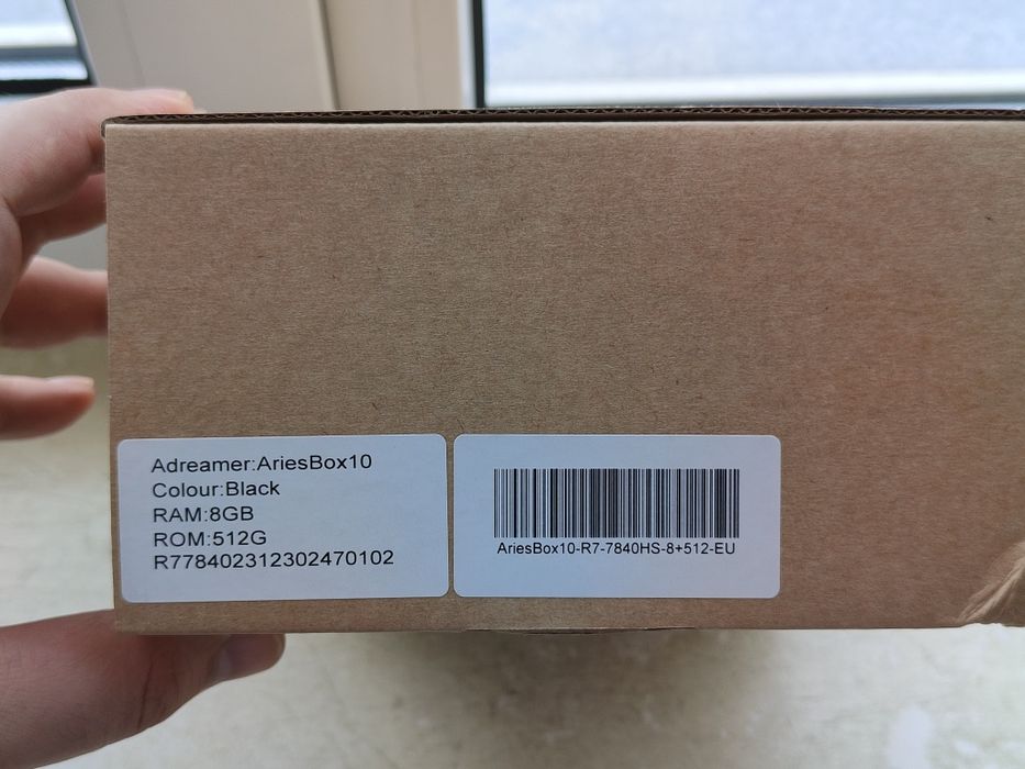 Потужний міні ПК Adreamer Ryzen 7 7840HS 8/512Gb Radeon 780m