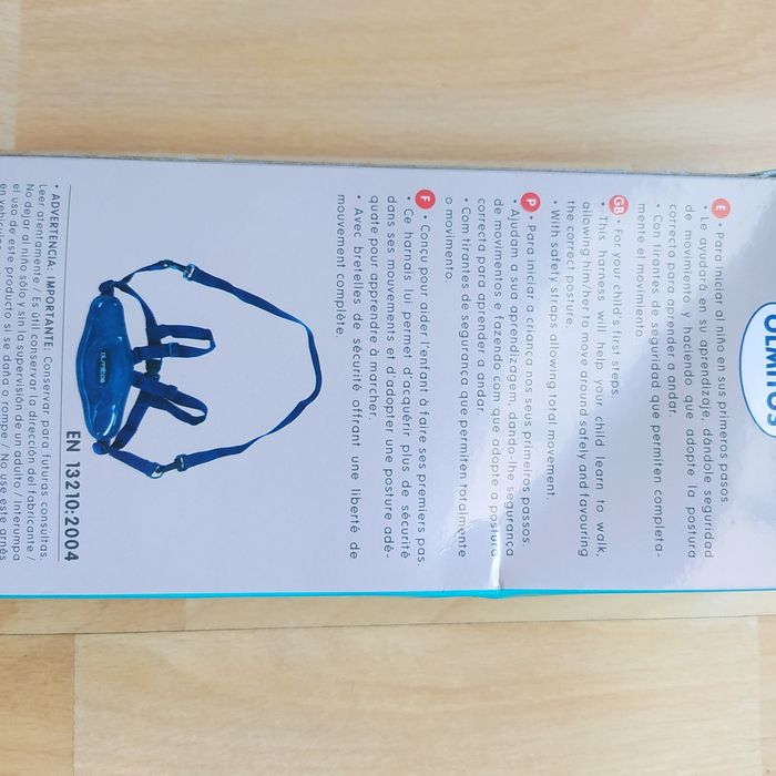 Arnês primeiros passos bebé