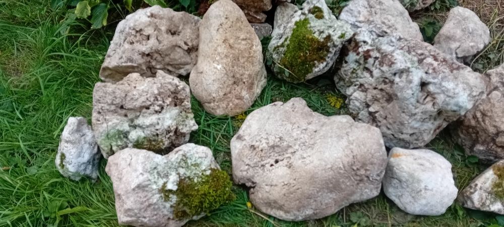 Zestaw kamieni wapiennych  tzw ostańcow