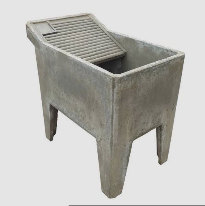 Tanque de lavar roupa de betão